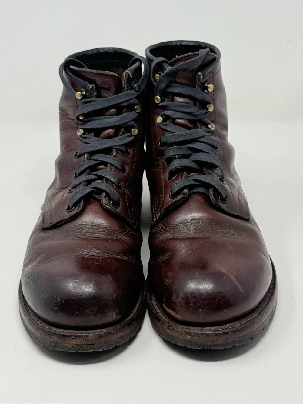 Red Wing Beckman Heritage 9011 Boots Mens 7 D Red Oxblood Leather USA Made